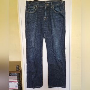 7 for All Mankind Jeans Mens Size 31 Austyn Dark Denim